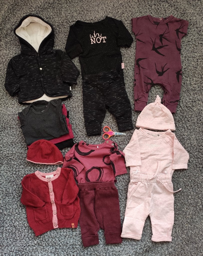 Setje babykleding maat 50, Ophalen of Verzenden, Zo goed als nieuw, Jongetje of Meisje, Overige typen