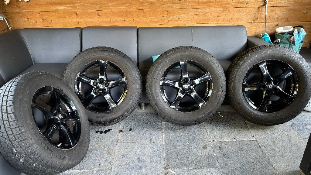 Winter wielset renault espace V 2019, Ophalen, Gebruikt, Banden en Velgen, 17 inch