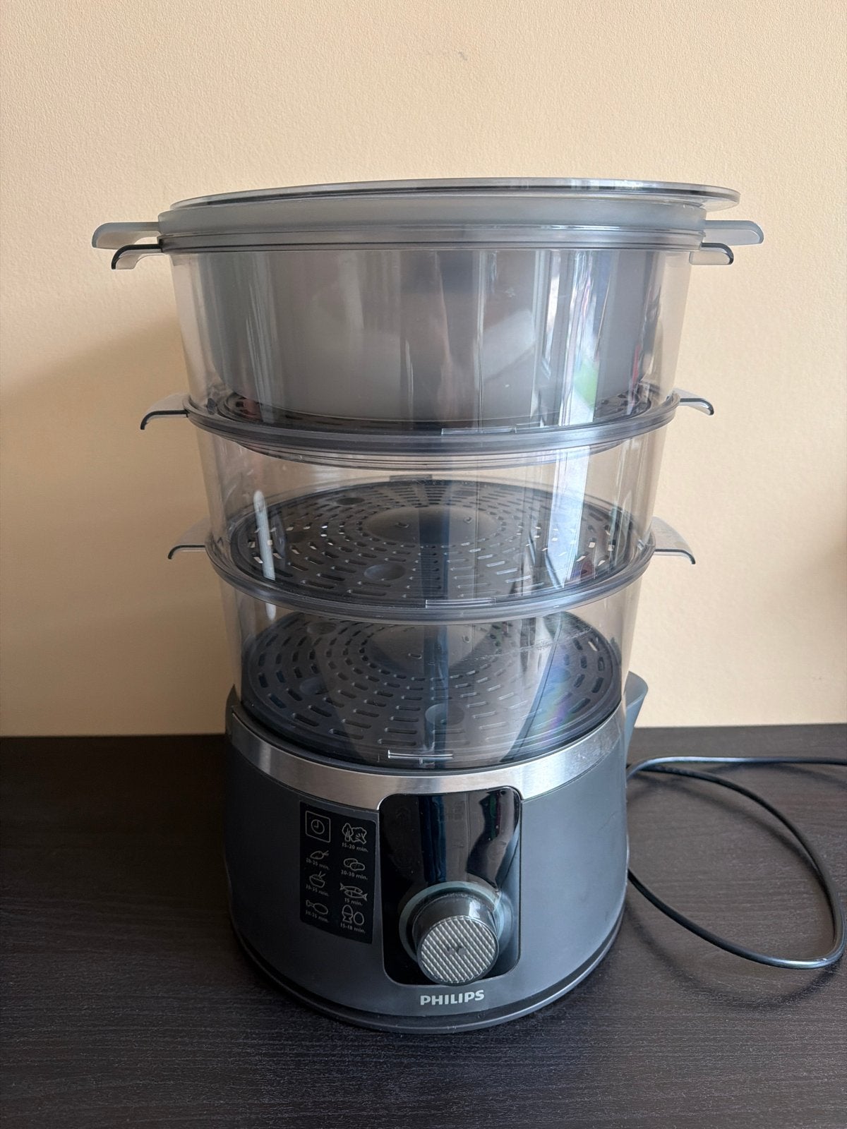 Philips Stoomkoker - Perfect voor Gezonde Maaltijden, Ophalen of Verzenden, Zo goed als nieuw, Stoomreiniger