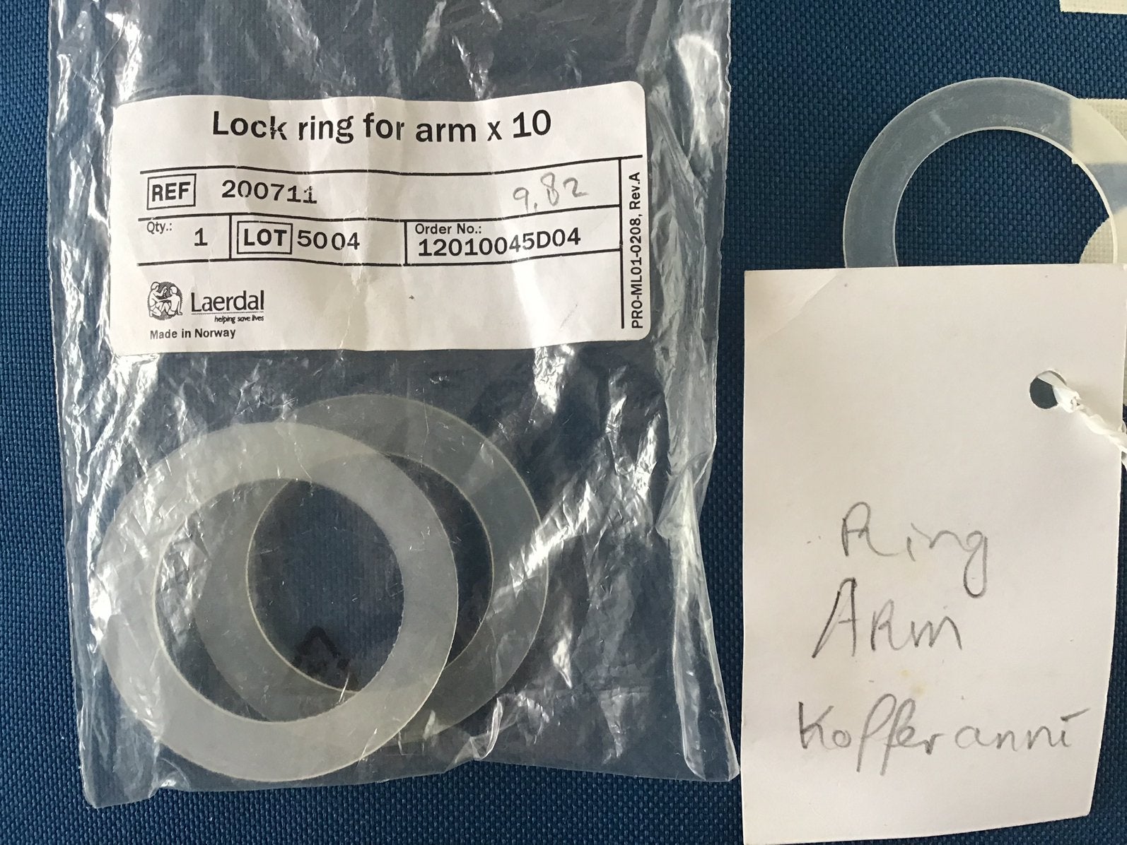 Laerdal registratie & arm ring Rec.Res.Anne, reanimatie BHV, Diversen, Verpleegmiddelen, Ophalen of Verzenden, Nieuw