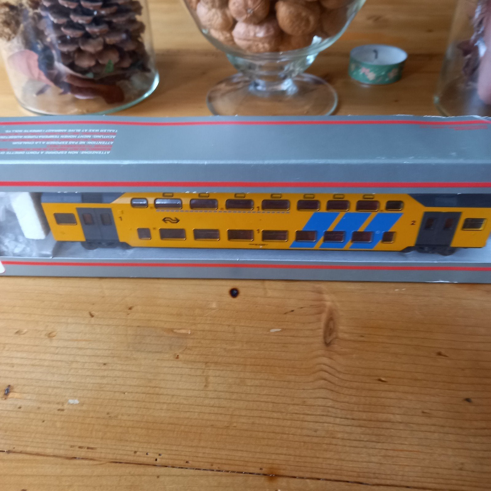 Lima dubbeldekker DD AR tussenrijruig NS., Gelijkstroom, Wagon, Ophalen of Verzenden, Lima