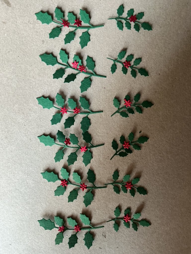 Setje 5x2 hulsttakjes met stoffen bloemetjes, Ophalen of Verzenden, Nieuw, Overige thema's, Overige typen
