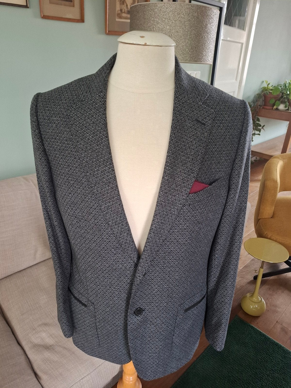 Cavallaro blazer maat 50, Maat 48/50 (M), Ophalen of Verzenden, Zo goed als nieuw, Grijs