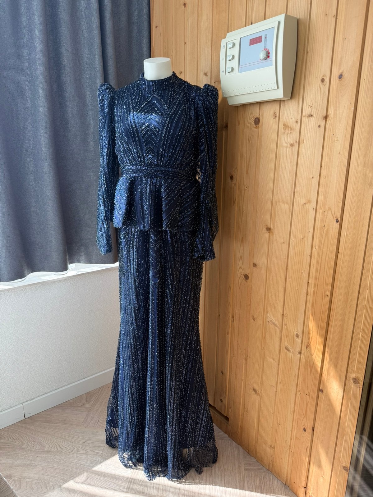 Abiye galajurk avondjurk, Kleding | Dames, Galajurk, Blauw, Maat 42/44 (L), Ophalen of Verzenden