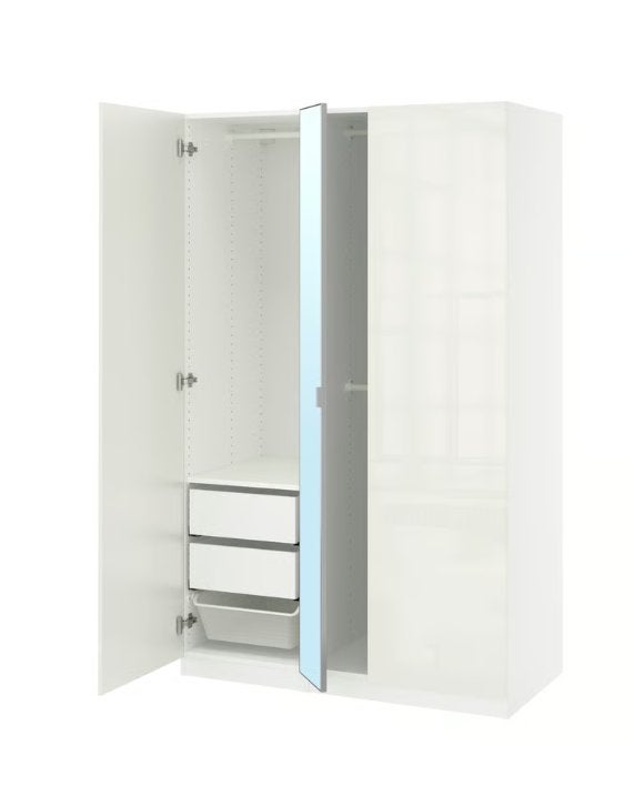 IKEA PAX AHEIM Kast +spiegeldeur, Huis en Inrichting, Ophalen, 200 cm of meer, 50 tot 100 cm, Modern