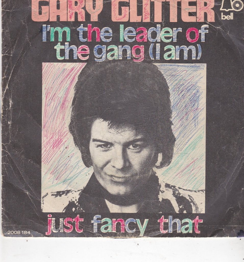 7" Single Gary Glitter - I'm the leader of the gang (I am), Ophalen of Verzenden, Gebruikt, 7 inch, Pop