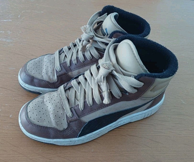 Puma sneakers bruin/beige - Maat 39, Puma, Bruin, Ophalen of Verzenden, Sneakers of Gympen