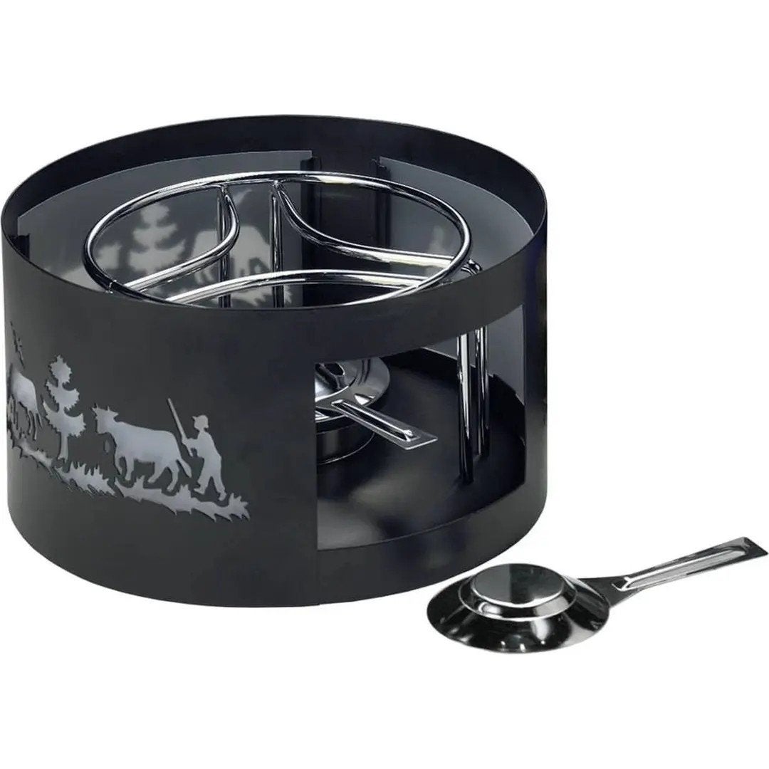 Fondue decoratie. Winter, Kerst, Diner, Fondue, Overige typen, Nieuw, Ophalen of Verzenden, Zwart