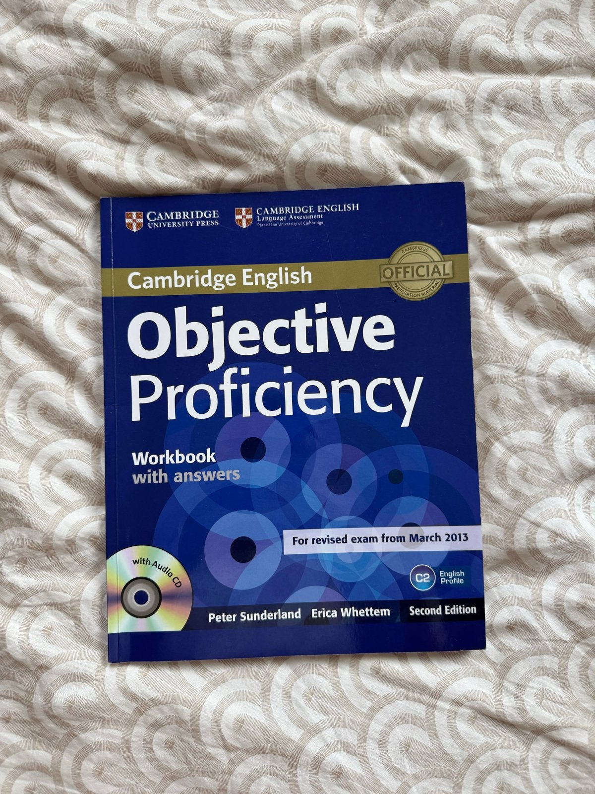 Cambridge English Objective Proficiency Workbook C2 + CD, Ophalen of Verzenden, Zo goed als nieuw, Overige niveaus
