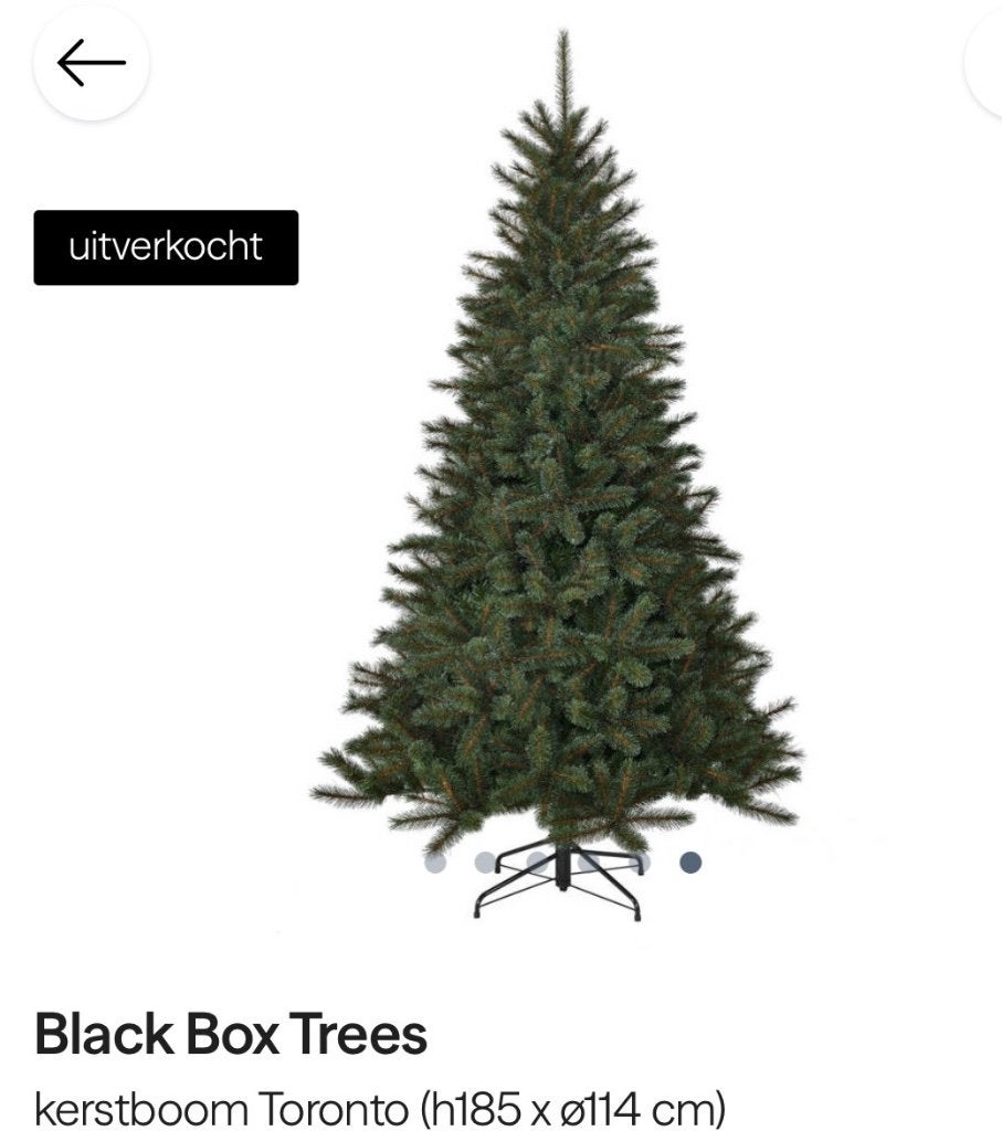 Kunst kerstboom 185 cm, Ophalen, Zo goed als nieuw