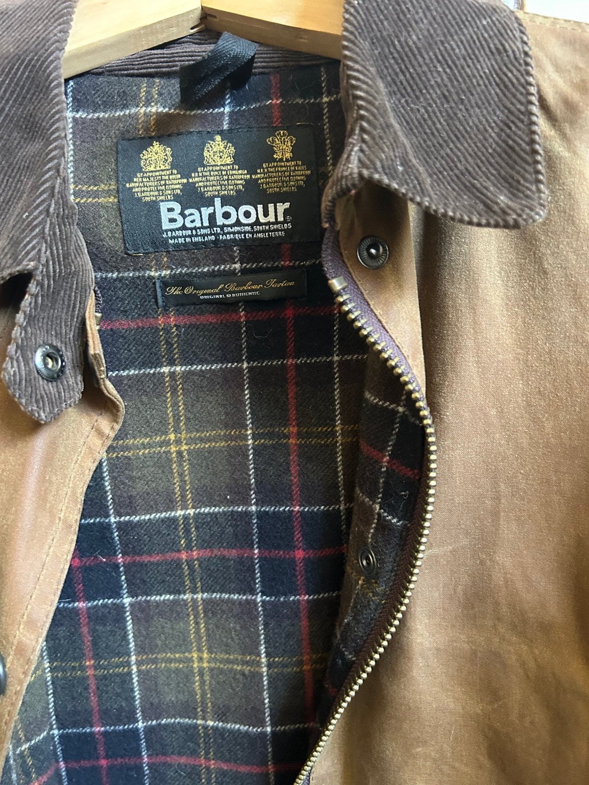 Babour dames waxjas, Ophalen of Verzenden, Gedragen, Maat 36 (S), Beige