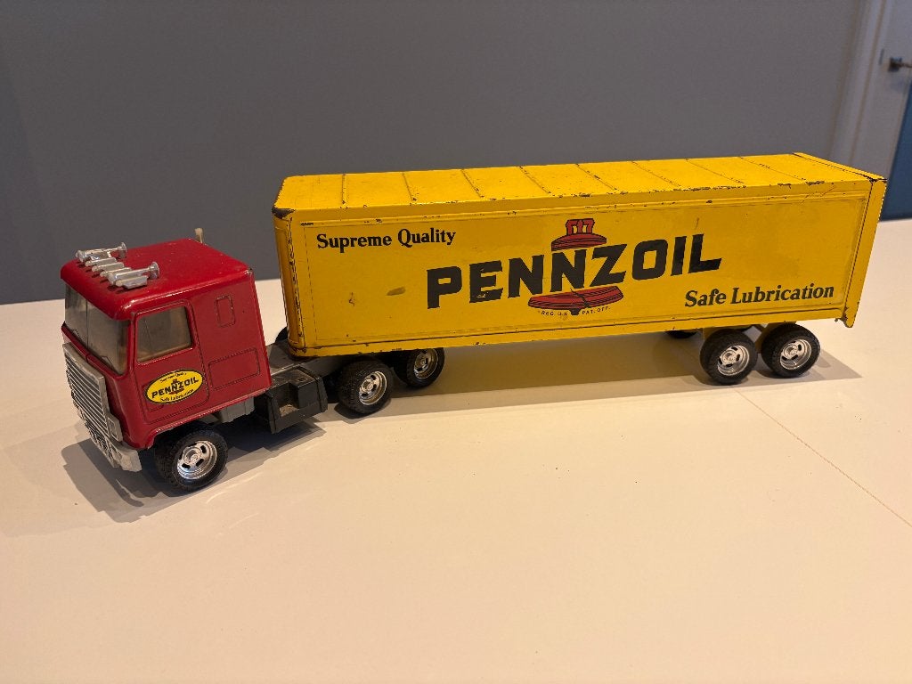 Pennzoil blikken vrachtwagen, Ophalen of Verzenden