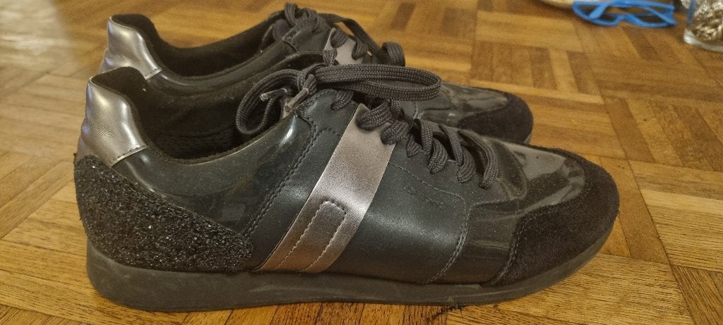 Geox sneakers schoenen zwart maat 40, Geox, Zwart, Ophalen of Verzenden, Sneakers of Gympen