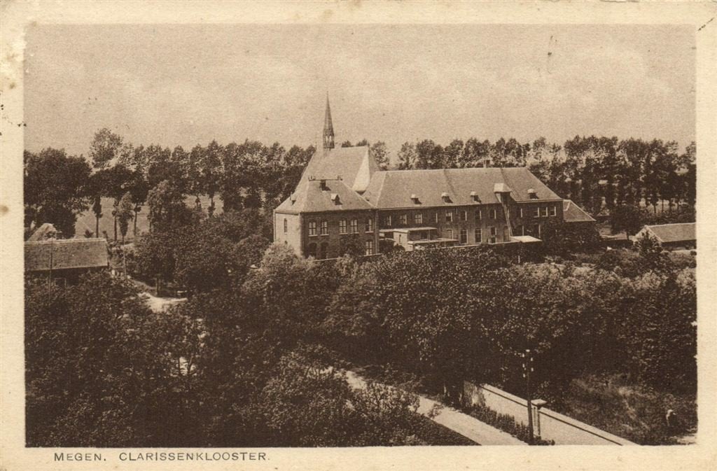 Megen. Clarissenklooster. - gelopen, Verzenden, 1920 tot 1940, Gelopen, Noord-Brabant