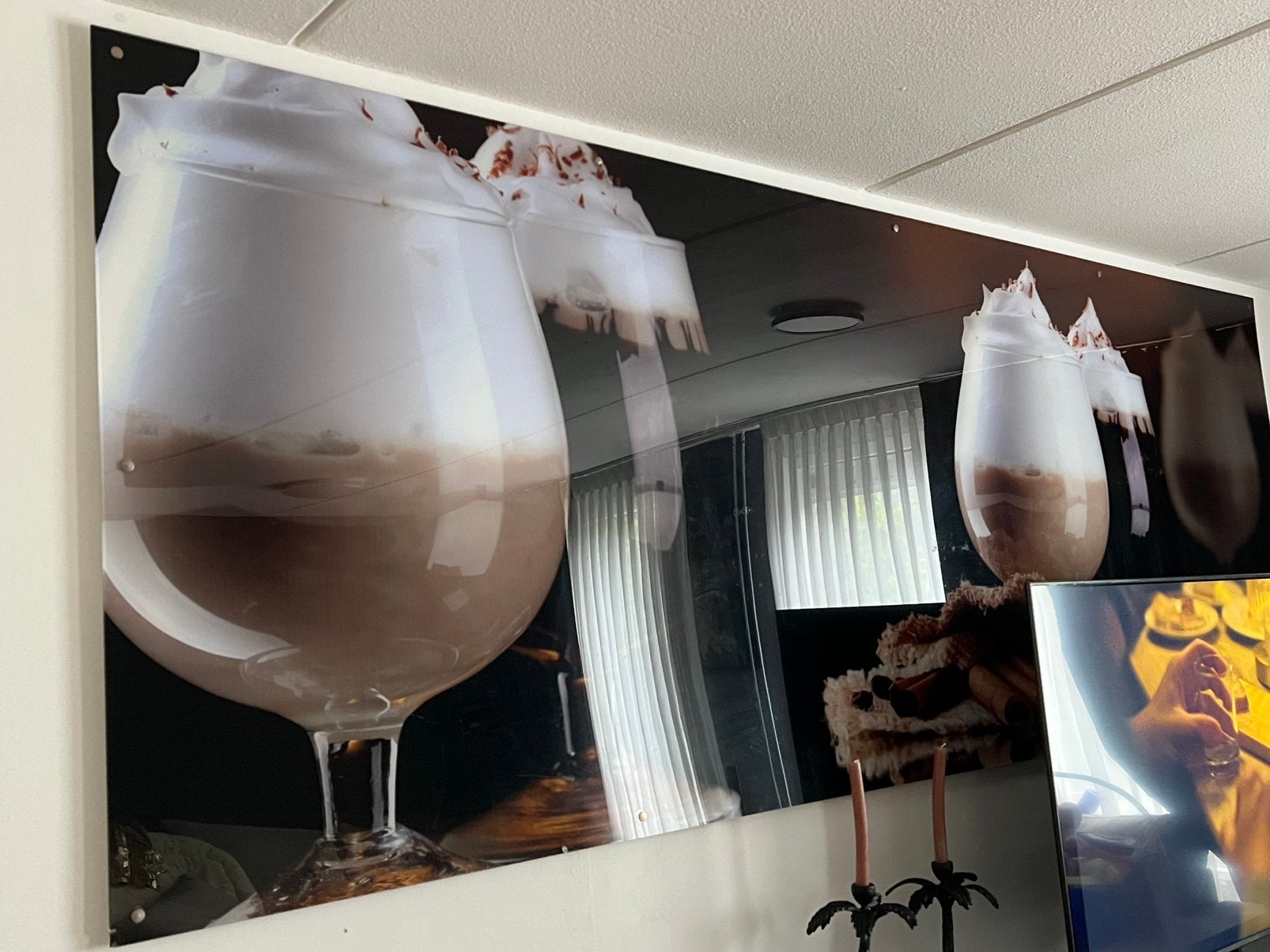 wanddecoratie van plexiglas, Ophalen