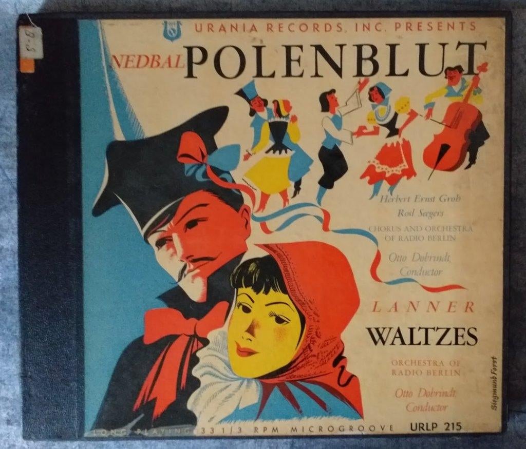 Vinylbox operette Polenblut 1952 [5268]  [CdViKl], Cd's en Dvd's, Gebruikt, Opera of Operette, Ophalen of Verzenden, Inclusief boekje