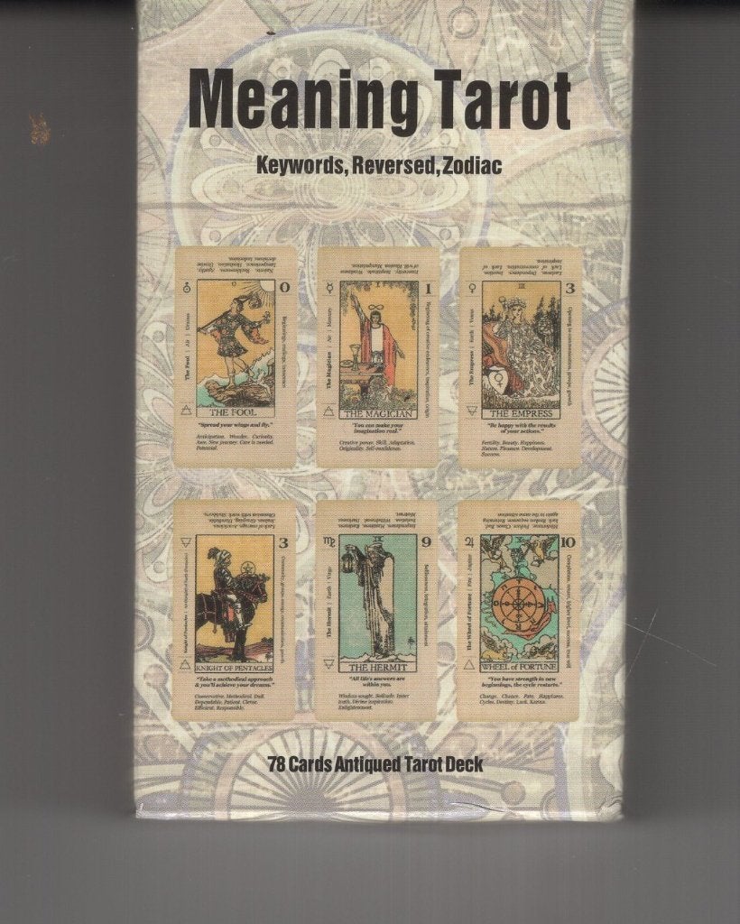 meaning tarot keywords reversed zodiac, Boeken, Ophalen of Verzenden, Zo goed als nieuw, Tarot of Kaarten leggen, Overige typen