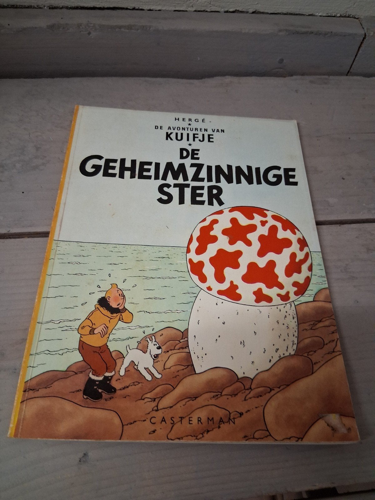 Kuifje de geheimzinnige  ster 1956, Eén stripboek, Ophalen of Verzenden