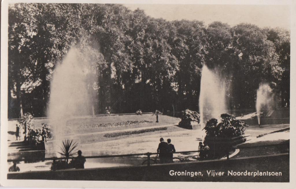 groningen vijver plantsoen, Ophalen of Verzenden, Voor 1920, Noord-Brabant
