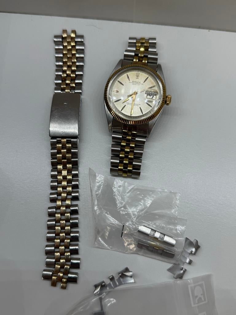 Rolex Datejust 1959 duo tone, Ophalen, Rolex, Polshorloge, Zo goed als nieuw
