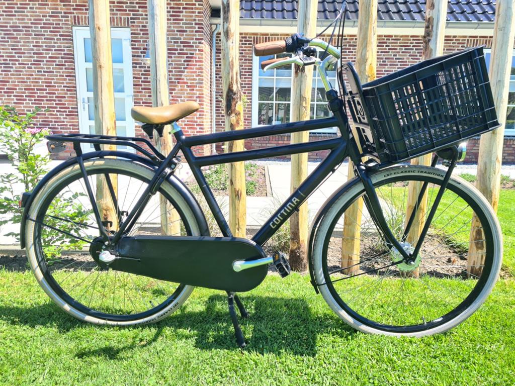 Prachtige Cortina U4 Heren of jongens transportfiets 28 inch, Terugtraprem, Versnellingen, 49 tot 53 cm, Zo goed als nieuw