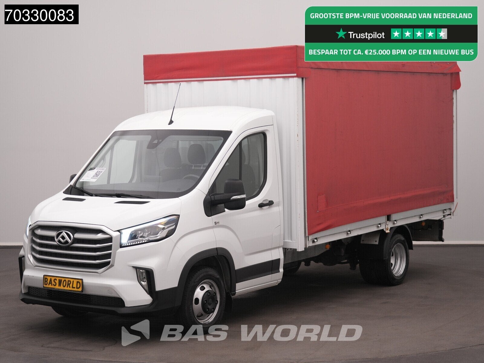 Maxus Deliver 9 Schuifzeilen Huif Dubbellucht LED Airco Crui, Auto's, Bestelauto's, Stof, Gebruikt, Euro 6, 4 cilinders