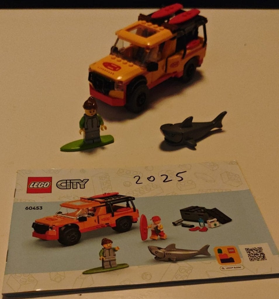 Lego City 60453 Strandwacht Reddingstruck, City, Verzenden, Lego, Complete set