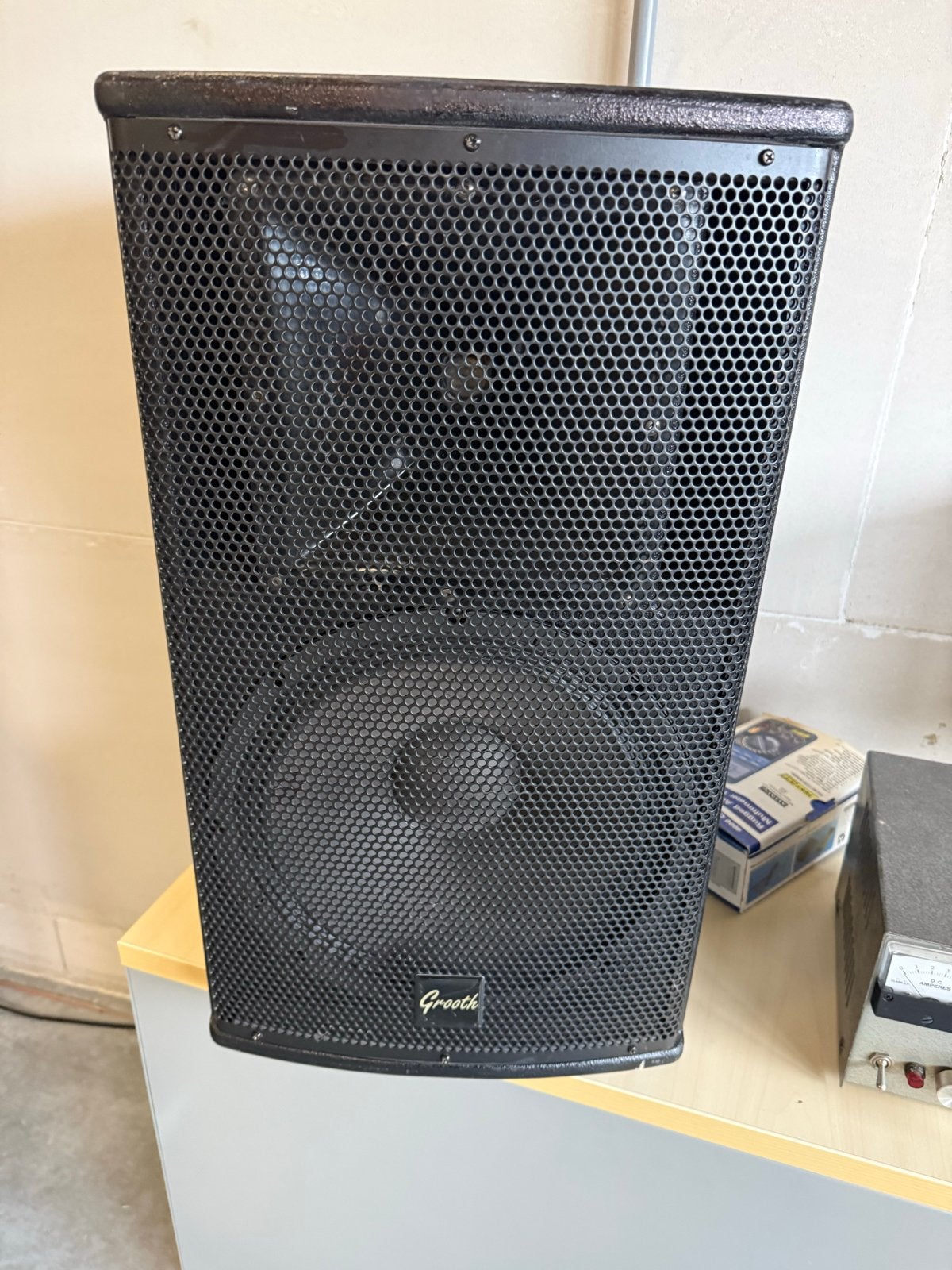 Grooth PAK-12 PA Speaker met statief, Gebruikt, Overige typen, 120 watt of meer, Ophalen