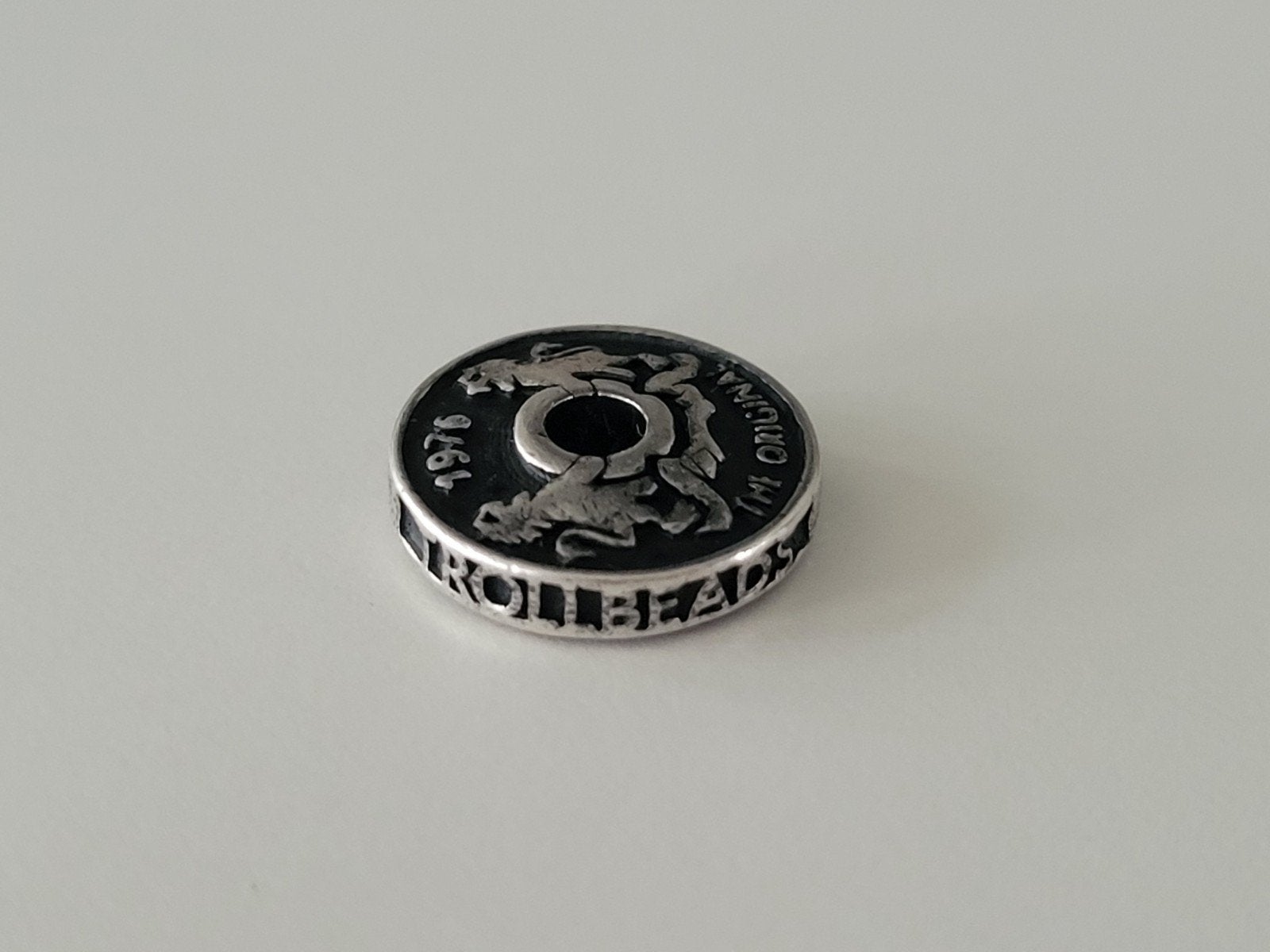 Trollbeads wensmunt, Ophalen of Verzenden, Zo goed als nieuw, Zilver, Trollbeads