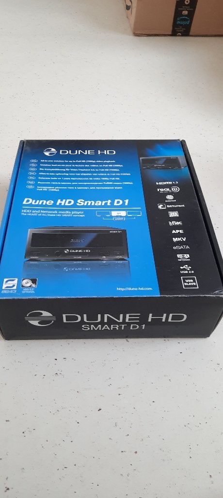 Dune HD Smart D1 compleet met originele doos, Ophalen of Verzenden, Gebruikt, HDMI, Zonder harde schijf