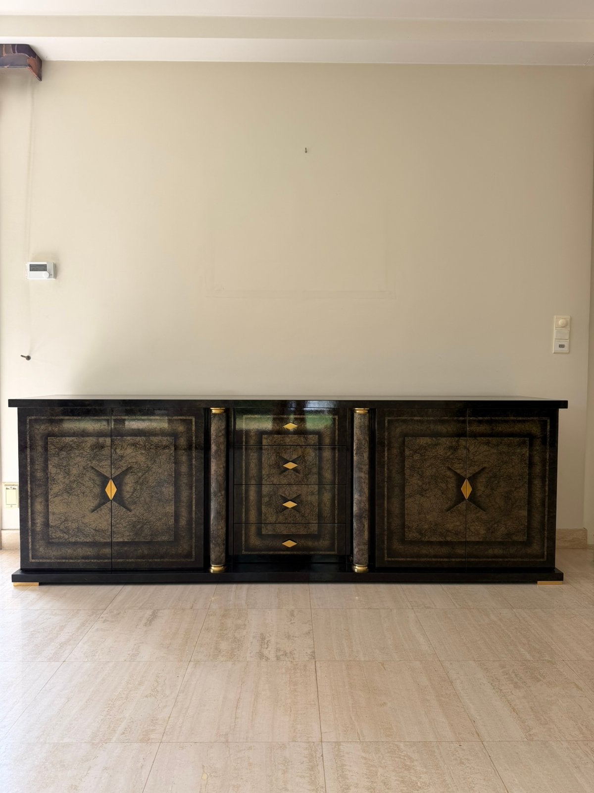 Art deco stijl dressoir Turri Italia sideboard Magna, Huis en Inrichting, Ophalen, Met lade(s), Art deco, Zo goed als nieuw