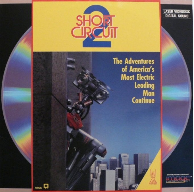 GEVRAAGD LASERDISC SHORT CIRCUIT DEEL_2, Verzenden, Gebruikt, Film