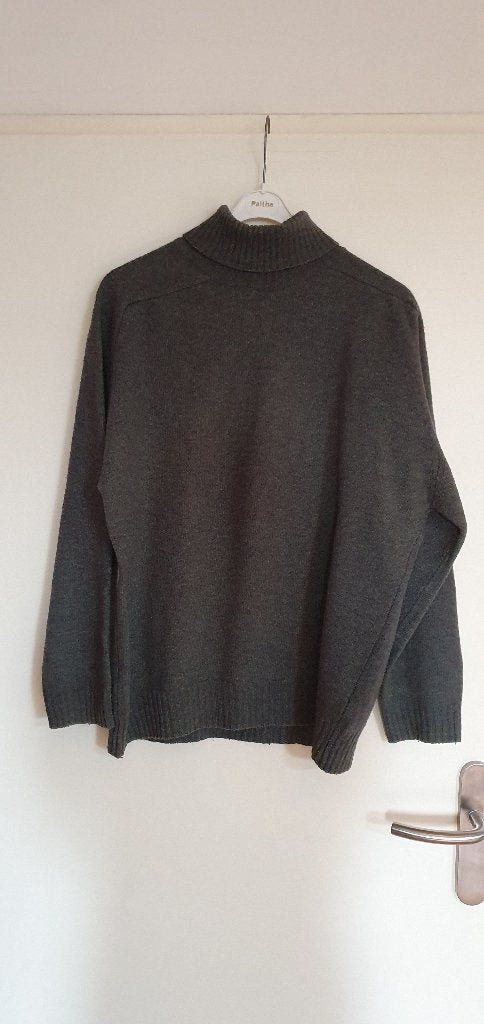 Groene licht gemêleerde coltrui, maat L valt klein, Kleding | Dames, Truien en Vesten, Maat 38/40 (M), Ophalen of Verzenden, Verolive