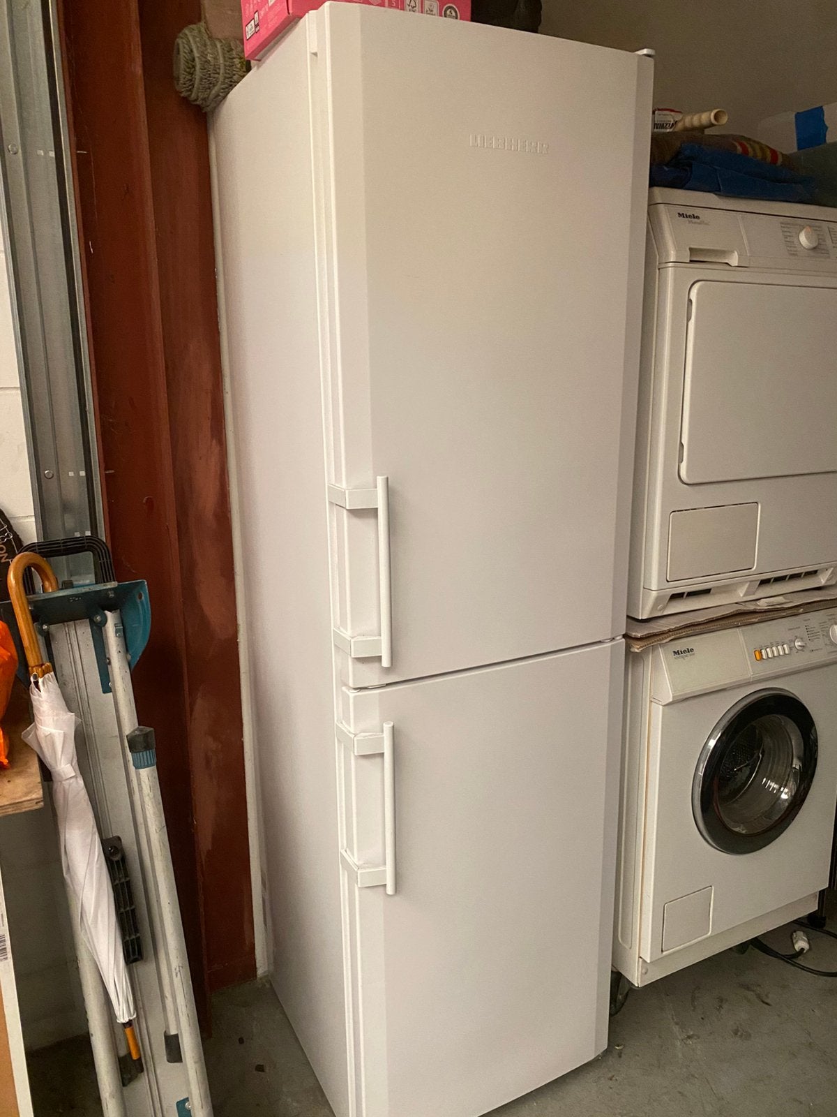 Mooie Witte Koelkast van Liebherr. 60x200, Ophalen, Gebruikt, 200 liter of meer, 60 cm of meer