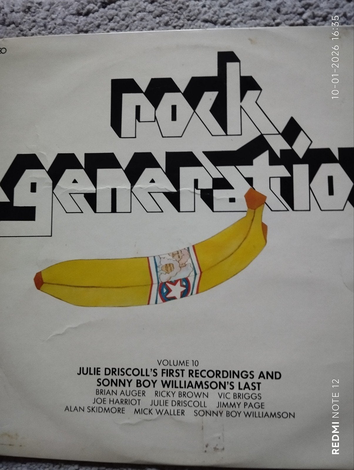 Sonny boy Williamson Julie Driscoll rock generation live, Ophalen of Verzenden, Zo goed als nieuw, 12 inch, Poprock