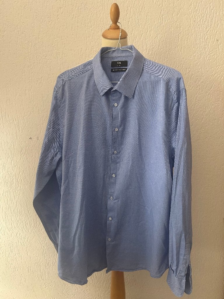 Men's Cotton Shirt Selection (9 Shirts) Sizes L - XL - XXL, Overige kleuren, Onbekend, Ophalen of Verzenden, Gedragen