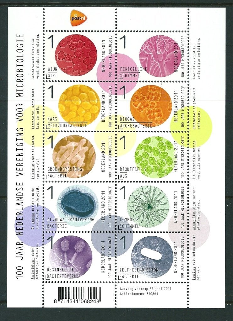 Vel 100 jr Microbiologie no V2834, postfris, Ophalen of Verzenden, Postfris