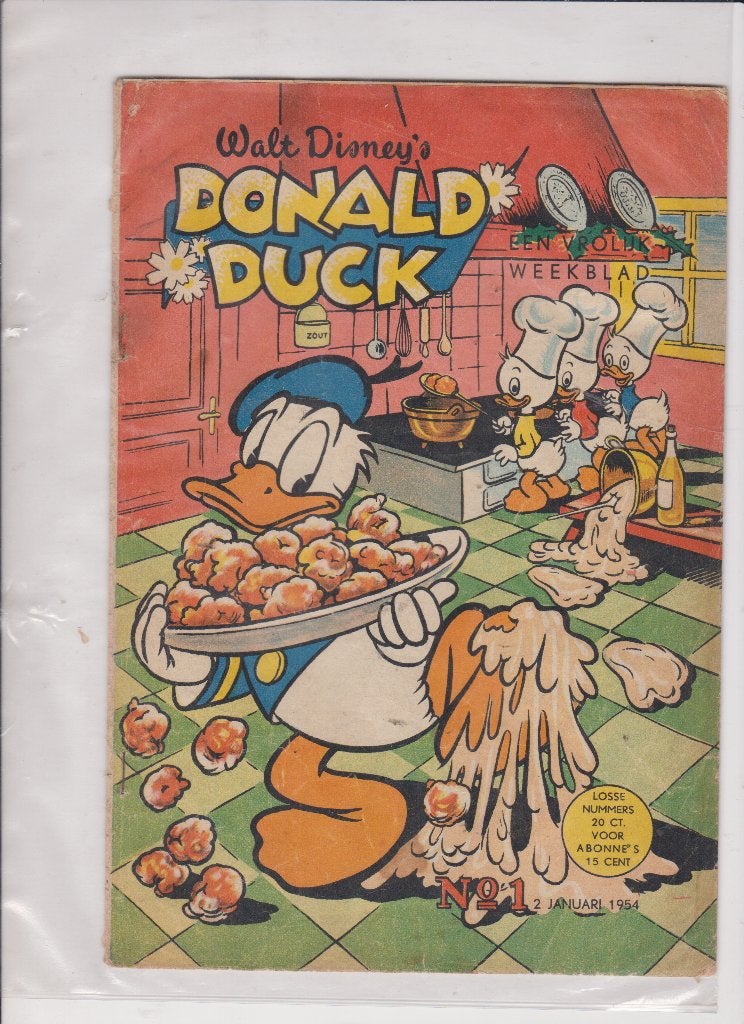 Donald Duck 1954 - 1-2-4-5-6-7-8-9-10-11-12-13-14-15 etc, Meerdere stripboeken, Ophalen of Verzenden, Gelezen