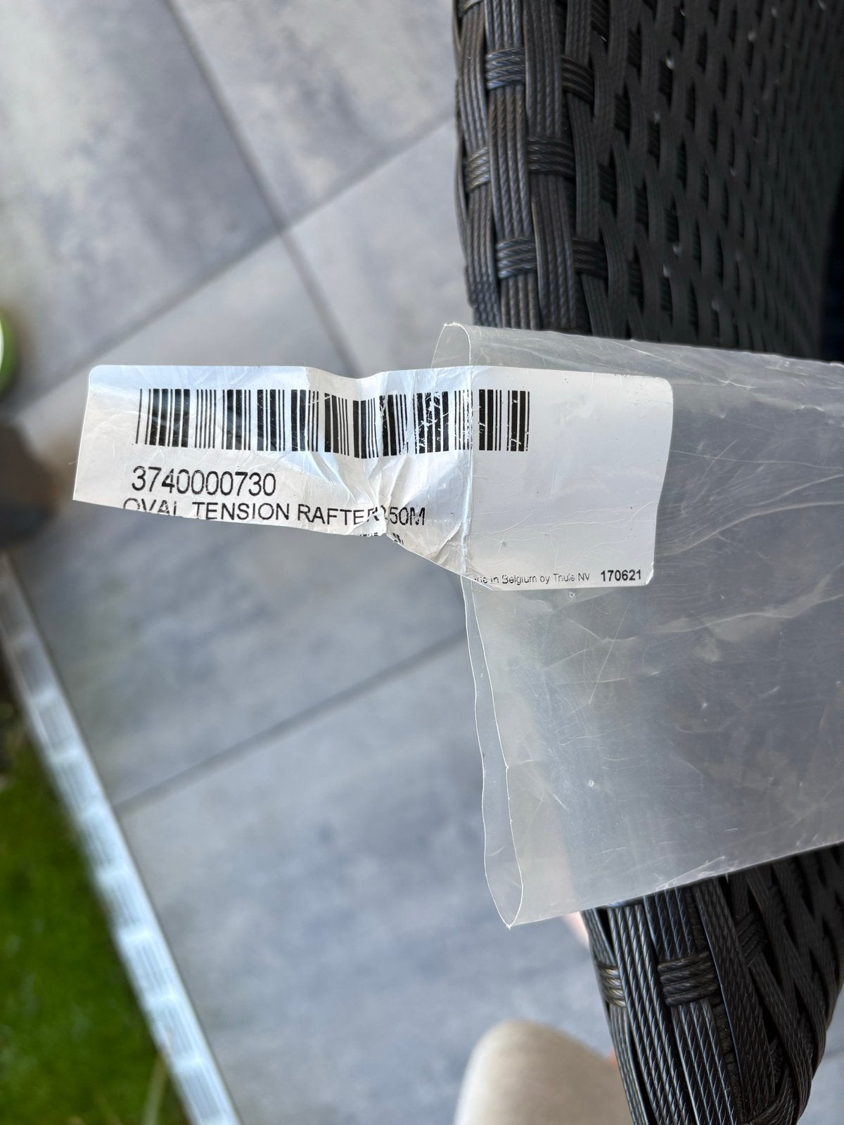 Thule Ovale spanrafter 250 lang, Ophalen, Zo goed als nieuw