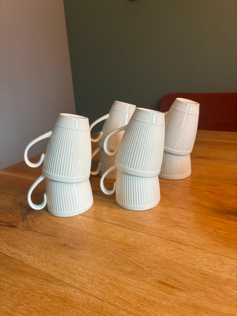Wedgwood Windsor mok 8x, Huis en Inrichting, Ophalen, Zo goed als nieuw, Wedgwood, Kop(pen) en/of Schotel(s)