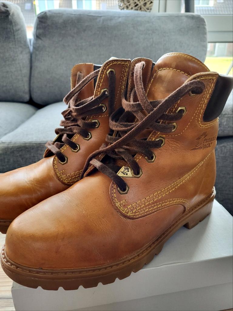 Panama Jack bruine leren veterboots, Ophalen of Verzenden, Gedragen, Panama Jack