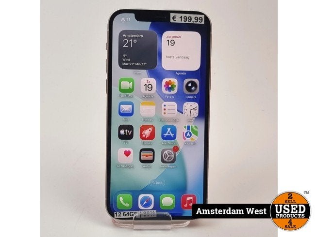 iPhone 12 64GB Wit | Prima staat