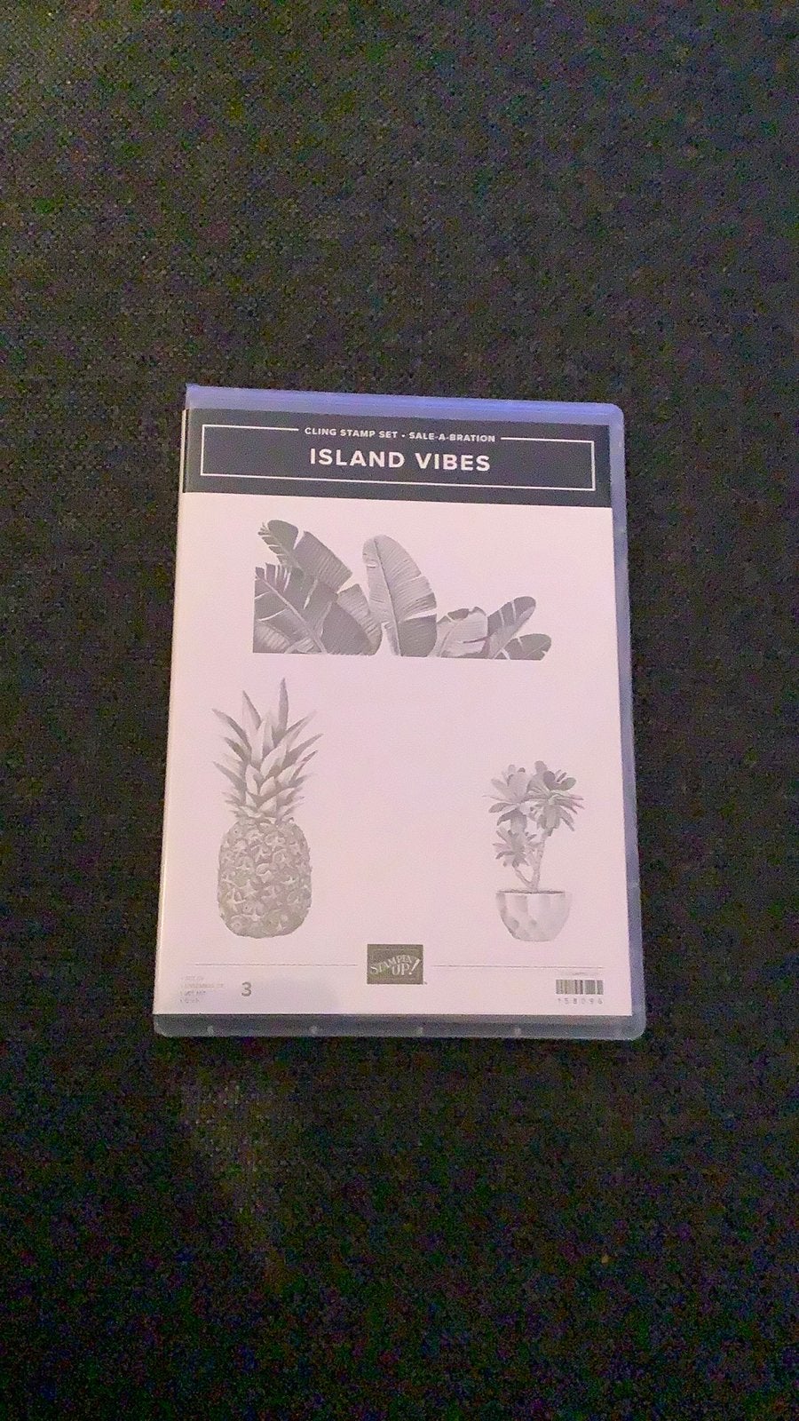 Stampin' Up! Island Vibes Stempelset, Ophalen of Verzenden, Zo goed als nieuw, EZ-mounted stempel