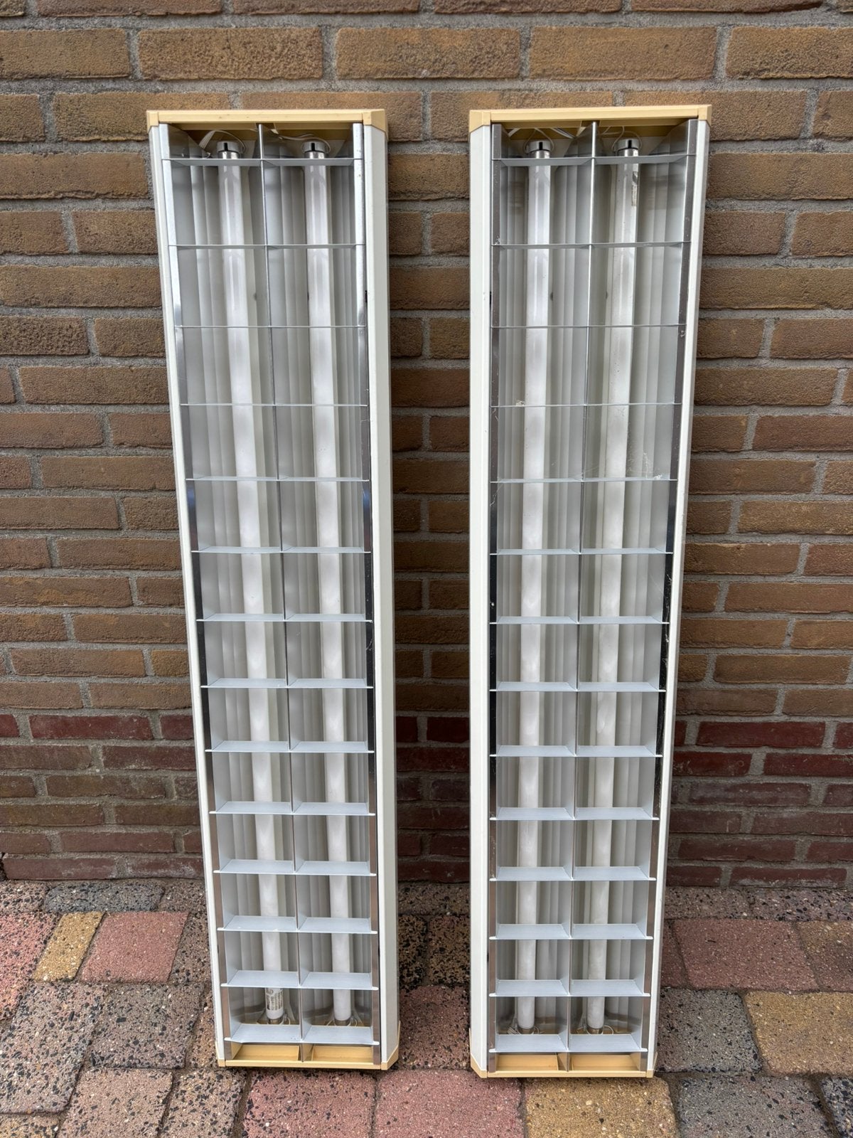 Te koop 2 dubbele TL bakken, Ophalen, Gebruikt, 50 tot 200 watt