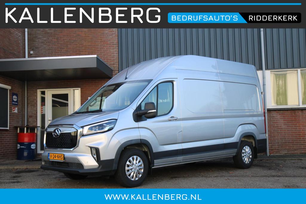 Maxus EDeliver 9 L3H3 72 kWh 204PK / NIEUW BPM VRIJ / 30 KM, Stof, Zwart, Maxus, Origineel Nederlands