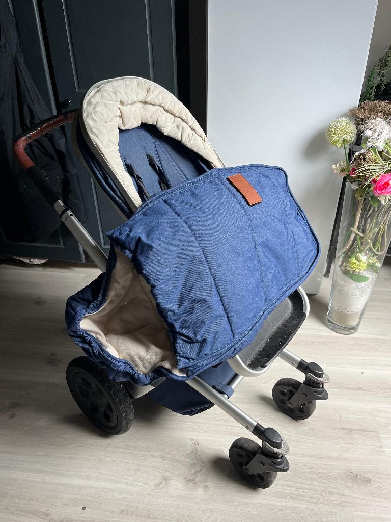 Kinderwagen, Kinderen en Baby's, Kinderwagens en Combinaties, Gebruikt, Combiwagen, Verstelbare duwstang, Ophalen