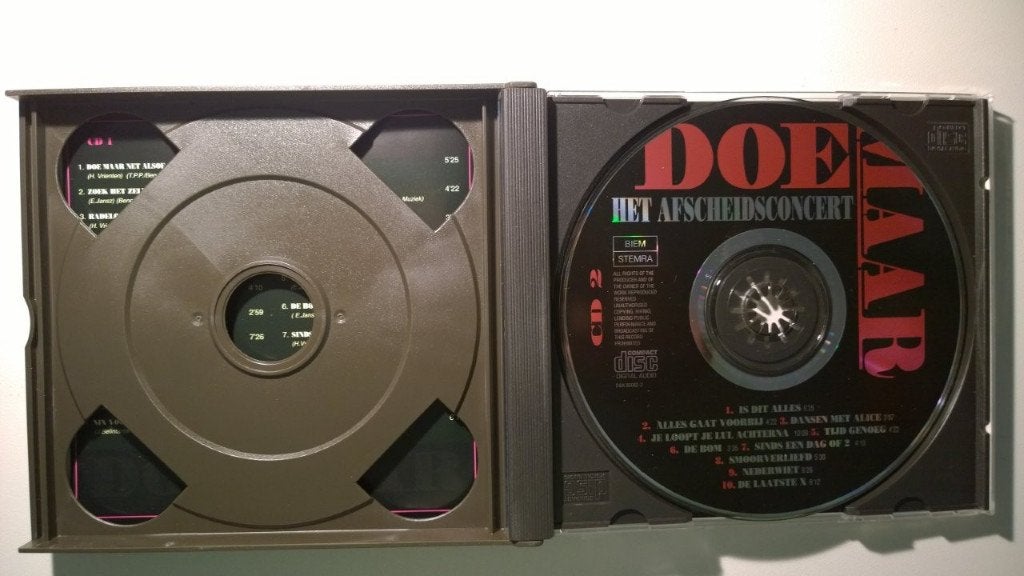 Doe Maar ‎- Het Afscheidsconcert, Cd's en Dvd's, Ophalen of Verzenden, Zo goed als nieuw, Pop, Album