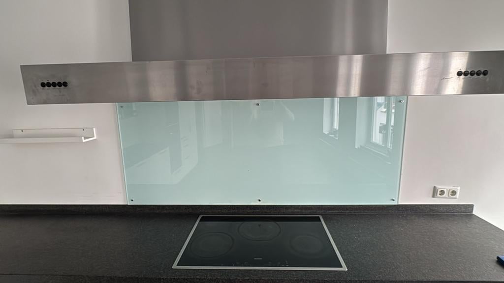 TEAB Glazen afdekplaat 180x70 cm voor keuken of tafel, Ophalen, Gebruikt