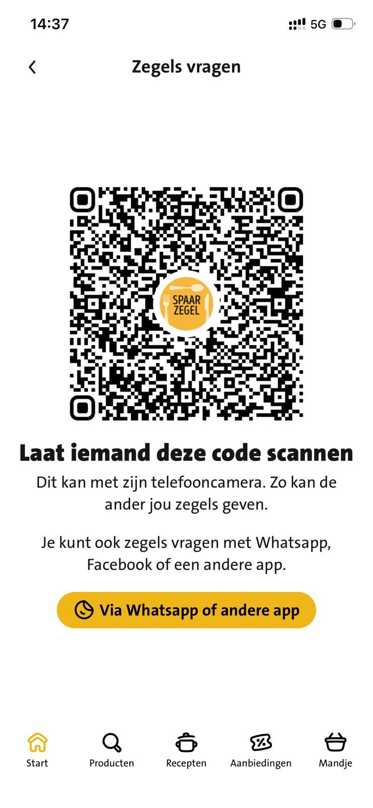 Gezocht: Jumbo bestek Spaarzegels QR-code😁, Ophalen, Winkel, Super of Benzinepomp, Zegels, Bonnen of Punten