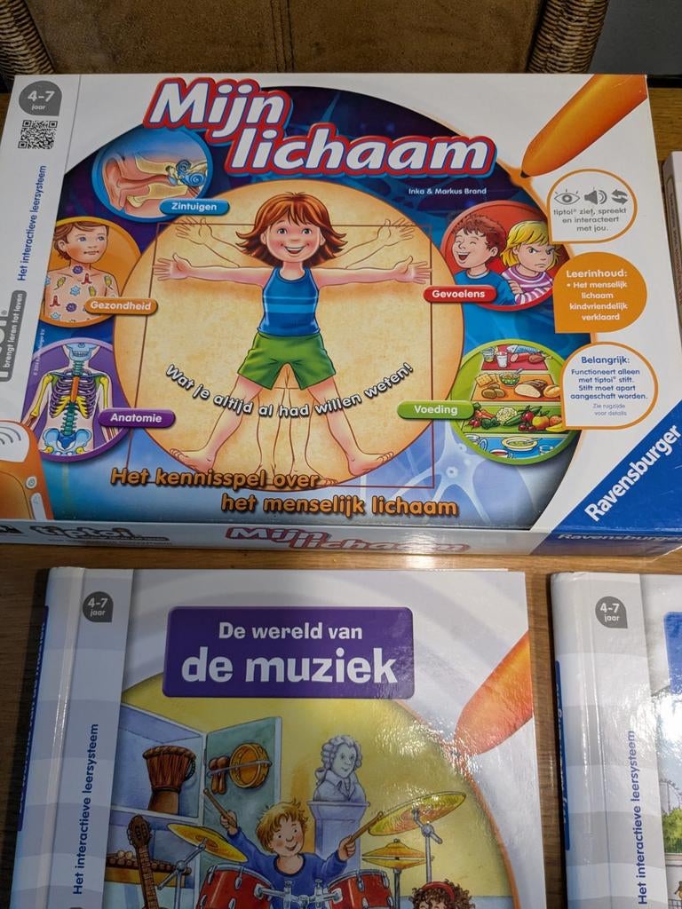 Tiptoi Mijn Lichaam Kennisspel Ravensburger, Kinderen en Baby's, Speelgoed | Educatief en Creatief, Ophalen of Verzenden, Gebruikt